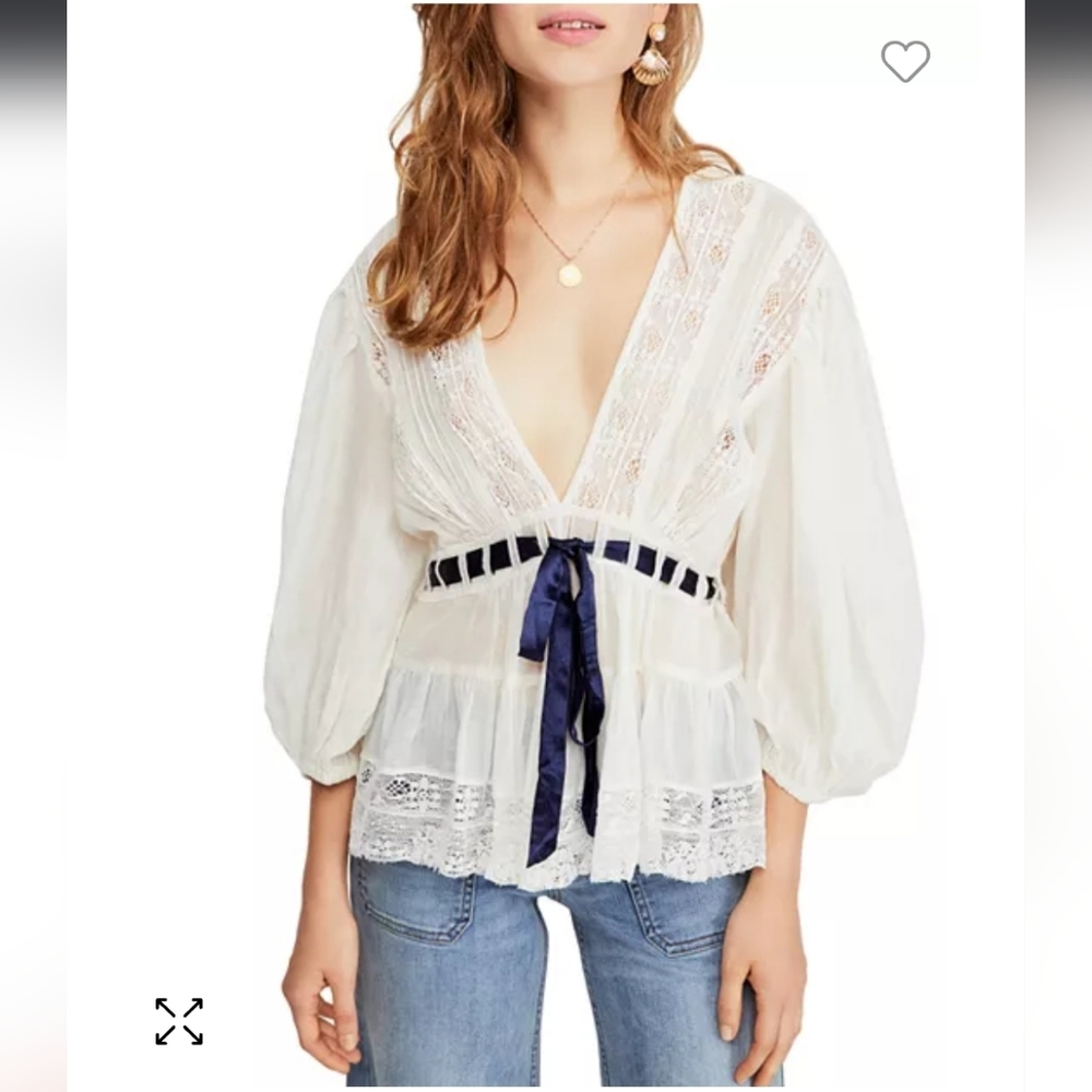 FREE PEOPLE FAVORITE ROMANCE TUNIC S